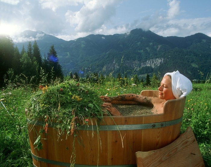 Лечебная ванна с травами