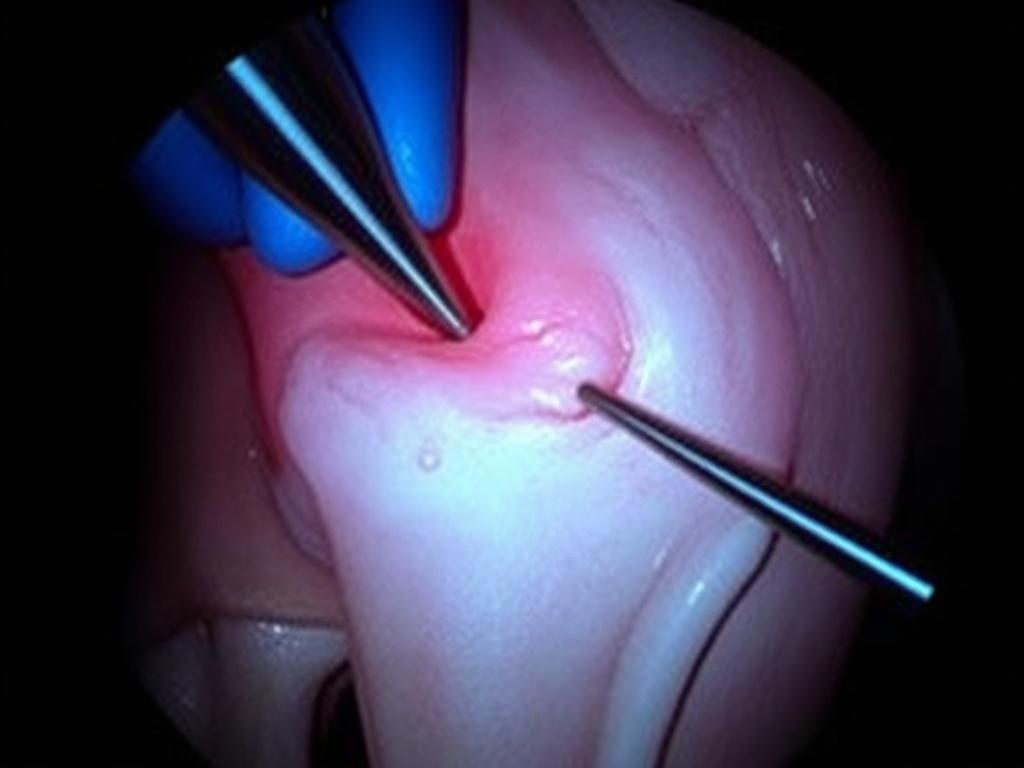 Arthroscopic meniscal repair Arthroscopic meniscal repairфото