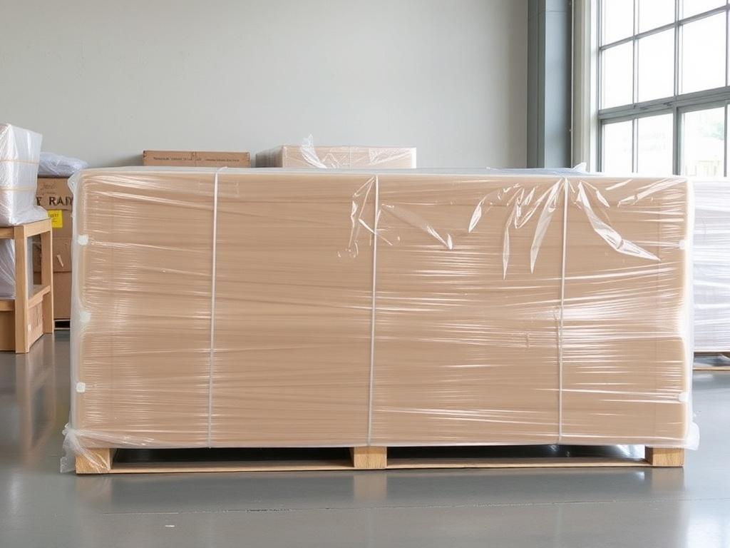 Polyethylene film 200 microns for packaging large-sized furnitureфото