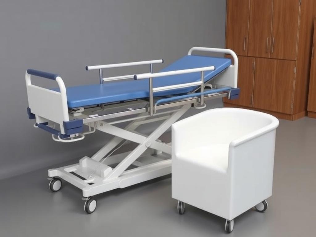 Медицинская мебель, которая работает: каталки, стулья, кровати